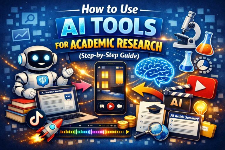 How to Use AI Tools for Academic Research (Step-by-Step Guide)