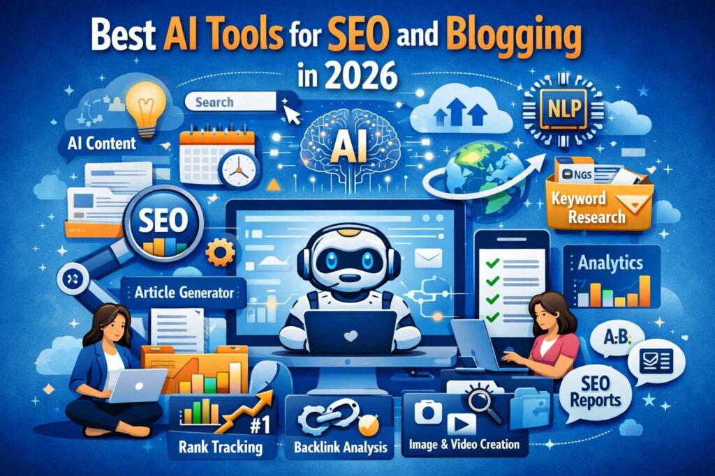 SEO Title Best AI Tools for SEO and Blogging in 2026