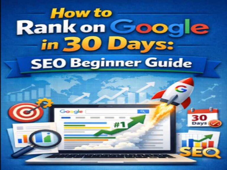 How to Rank on Google in 30 Days SEO Beginner Guide